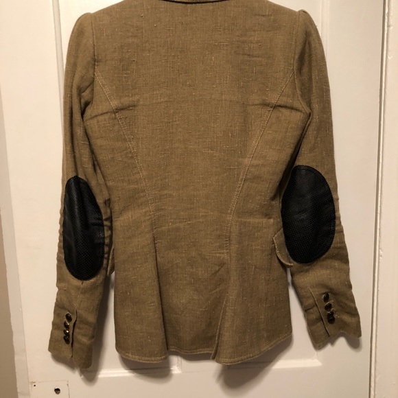 Smythe linen blend blazer size 2 - Picture 2 of 3